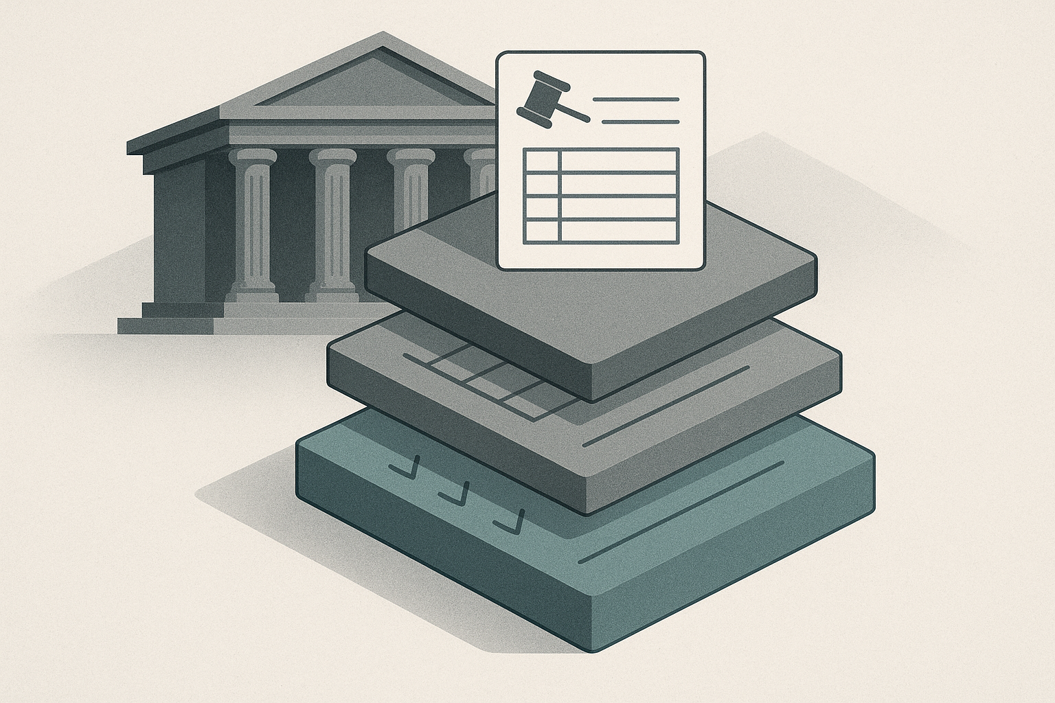 Editorial illustration for the article 'FDIC Provides Supervisory Relief for West Virginia Institutions Following Severe Storms' about Federal Deposit Insurance Corporation.
