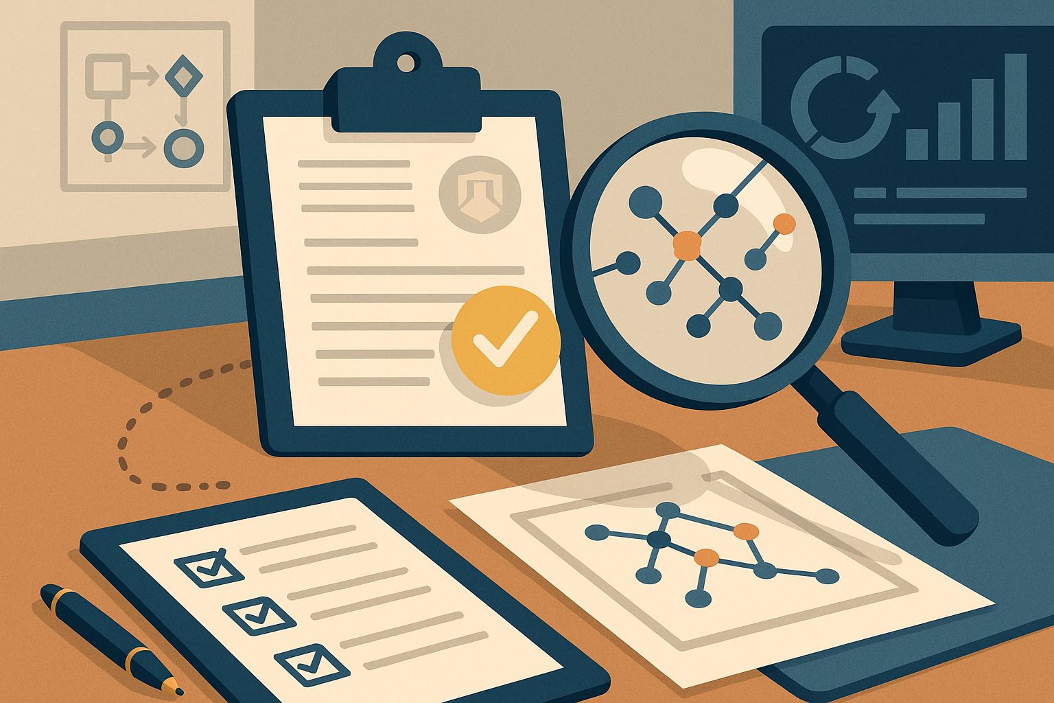 Editorial illustration for the article 'Understanding the 2026 OFAC Sanctions Notice: Implications for Compliance Testing and Monitoring' about U.S. Department of the Treasury, Office of Foreign Assets Control (OFAC).